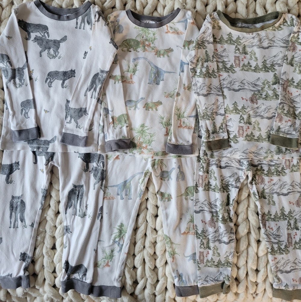 3 PAIRS BURTS BEES PAJAMAS